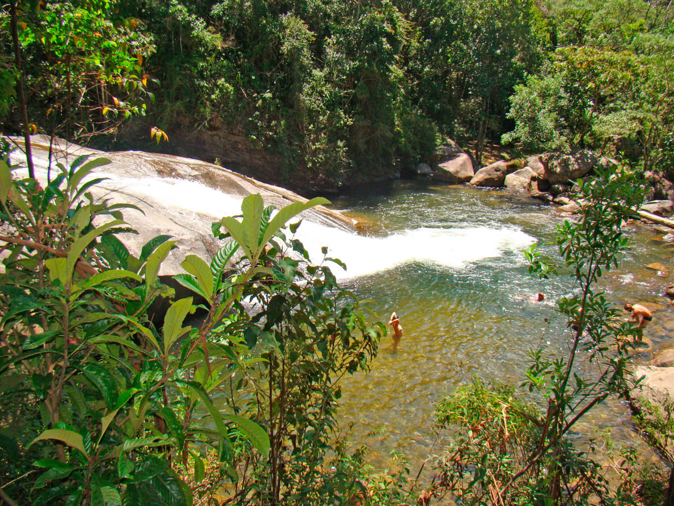 Turismo - Cachoeira do Escorrega - Pousada Rio Minas - Visconde de Mauá-RJ